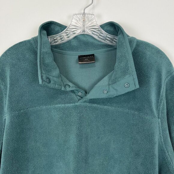 32 Degrees Heat Womens Midweight Snap Arctic Fleece Pullover Midnight Muse XL - Picture 8 of 16